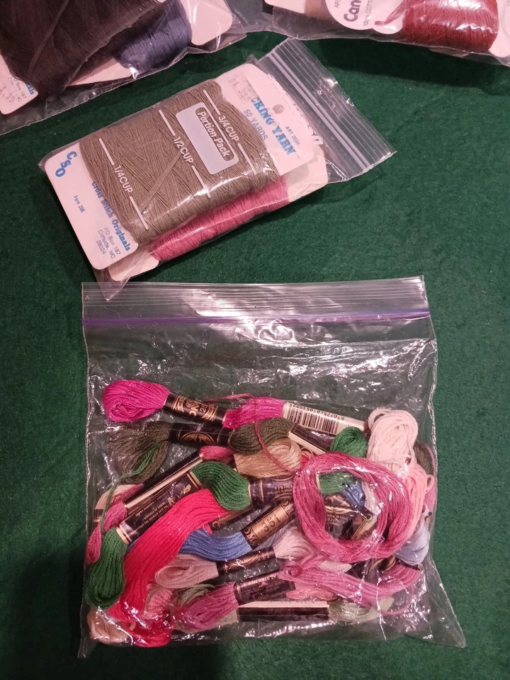 14 Embroidery Floss And 6 Wicking Yarn - Image 2 of 3