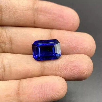 Precious 9.7Ct Kashmiri Blue Sapphire Round  Certified Loose Gemstone 12x12x8mm