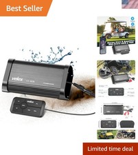 Durable 4-Channel Waterproof Bluetooth Amplifier for Golf Carts  Motorcycles