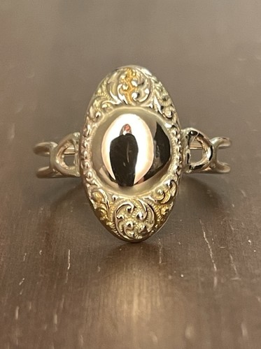 14K Solid Gold Hand-Crafted Bricolage Ring! Size 6 - Picture 2 of 6