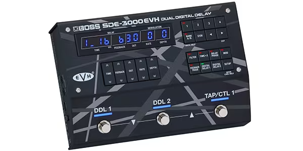 ギター BOSS SDE-3000EVH DUAL DIGITAL DELAY SDE3000EVH-boss-sde-3000evh-