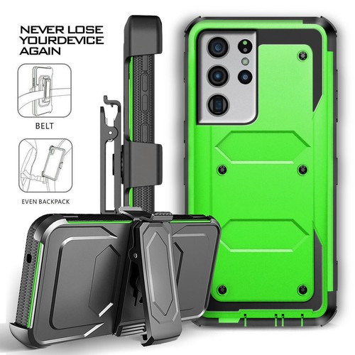 For Samsung Galaxy S21/S22+/S23/S24 Ultra Case Rugged Phone Cover / Clip Holster - Picture 4 of 72