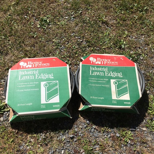 Vintage Better Homes and garden industrial lawn edging  2 packs of 20 feet each