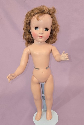17" HARD PLASTIC SWEET SUE DOLL by AMERICAN CHARACTER 1950s to DRESS