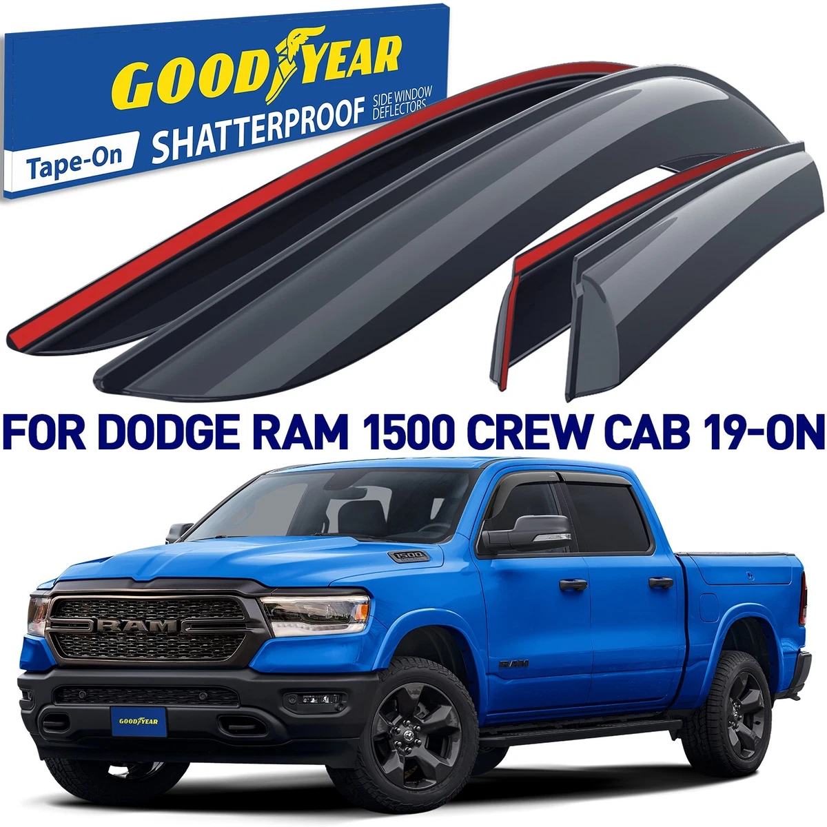 2020 ram 1500 crew cab window visors online