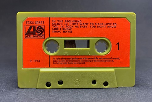 Isaac Hayes IN THE BEGINNING Cassette ZCK4 40327 **UK 1ST ISSUE 1972** V.SCARCE - Picture 6 of 10