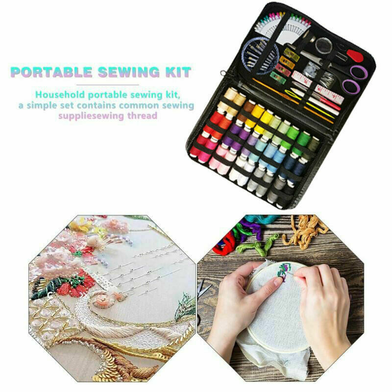 100pcs Portable Sewing Kit Professional & Complete Sewing Tools Kit
