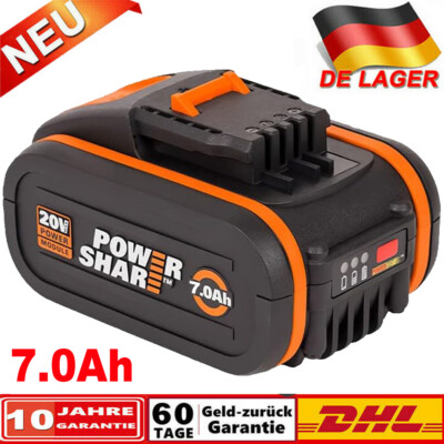 7000mAh 20V MAX 7,0Ah Akku Ersatzakku NEU für WA3553 WA3556 WA3551