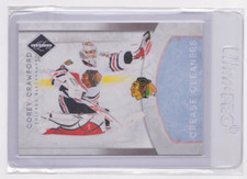 2011-12 PANINI LIMITED CREASE CLEANERS/199 COREY CRAWFORD #16 CHICAGO BLACKHAWKS