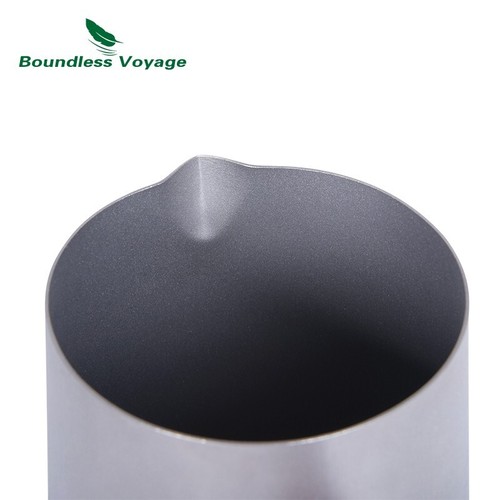 Titanium Tea Cups Set Coffee Kettle with Infuser Filter Outdoor Camping Travel - Picture 4 of 13