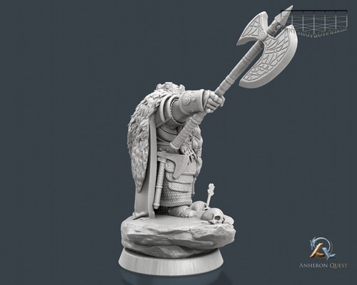 Re nano sotto la montagna miniatura Dwarven King per D&D 5e Pathfinder in 32 mm - Foto 14 di 17
