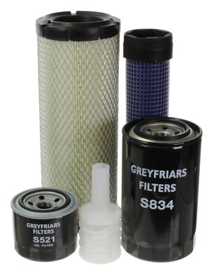 Takeuchi TB228 Filter Service Kit Luft-, Öl-, Kraftstofffilter