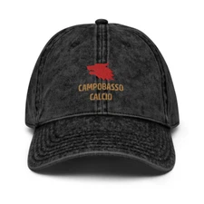 Campobasso Calcio Minimalist Design Embroidered Vintage Cap Soccer Football Hat