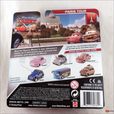 Disney Pixar Cars 2 Geartrude Paris Tour collection #5 of 7 2013