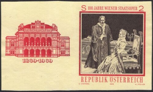 Austria ANK 1328 PU MICHEL 1298 PU State Opera DON CARLOS test print untoothed - Picture 1 of 2