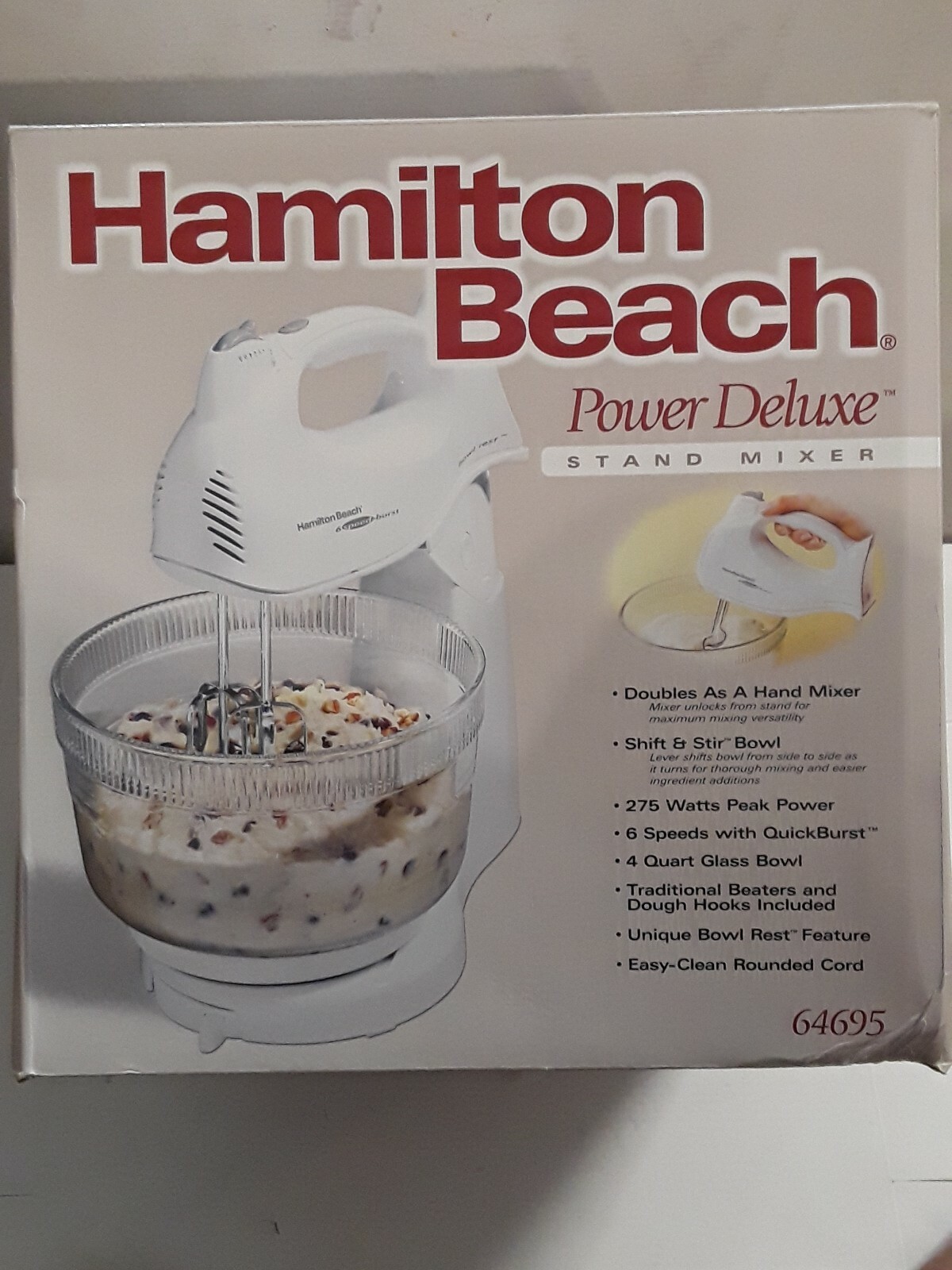 hamilton beach power deluxe 6 speed stand mixer