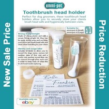 Emmi-Pet Toothbrush head holder hygienic storage container for dog groomers