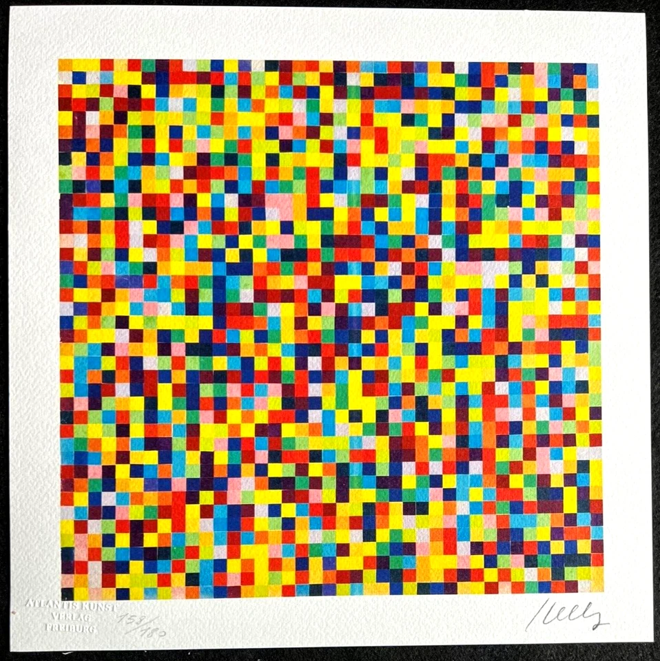 Litografía Ellsworth Kelly certificado de autenticidad original firmada numerada a mano 180ex Foto 2 de 4