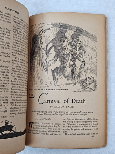 Weird Tales October 1935 Vol. 26 No. 4 — Doctor Satan, C.L. Moore, Jules de Gran - Picture 21 of 24