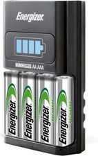 Energizer AA/AAA 1 Hour Charger with 4 AA NiMH Rechargeable Batteries Charges