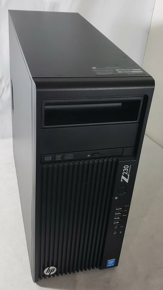 ЦП HP Z230 Tower ПК Core i5-4690 3,50 ГГц 8 ГБ RAM 256 ГБ SSD без ОС - Изображение 4 из 4
