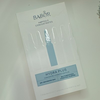 NIB Babor HYDRA PLUS Ampoule Concentrates for Dry Dehydrated Skin 7x Ampoules