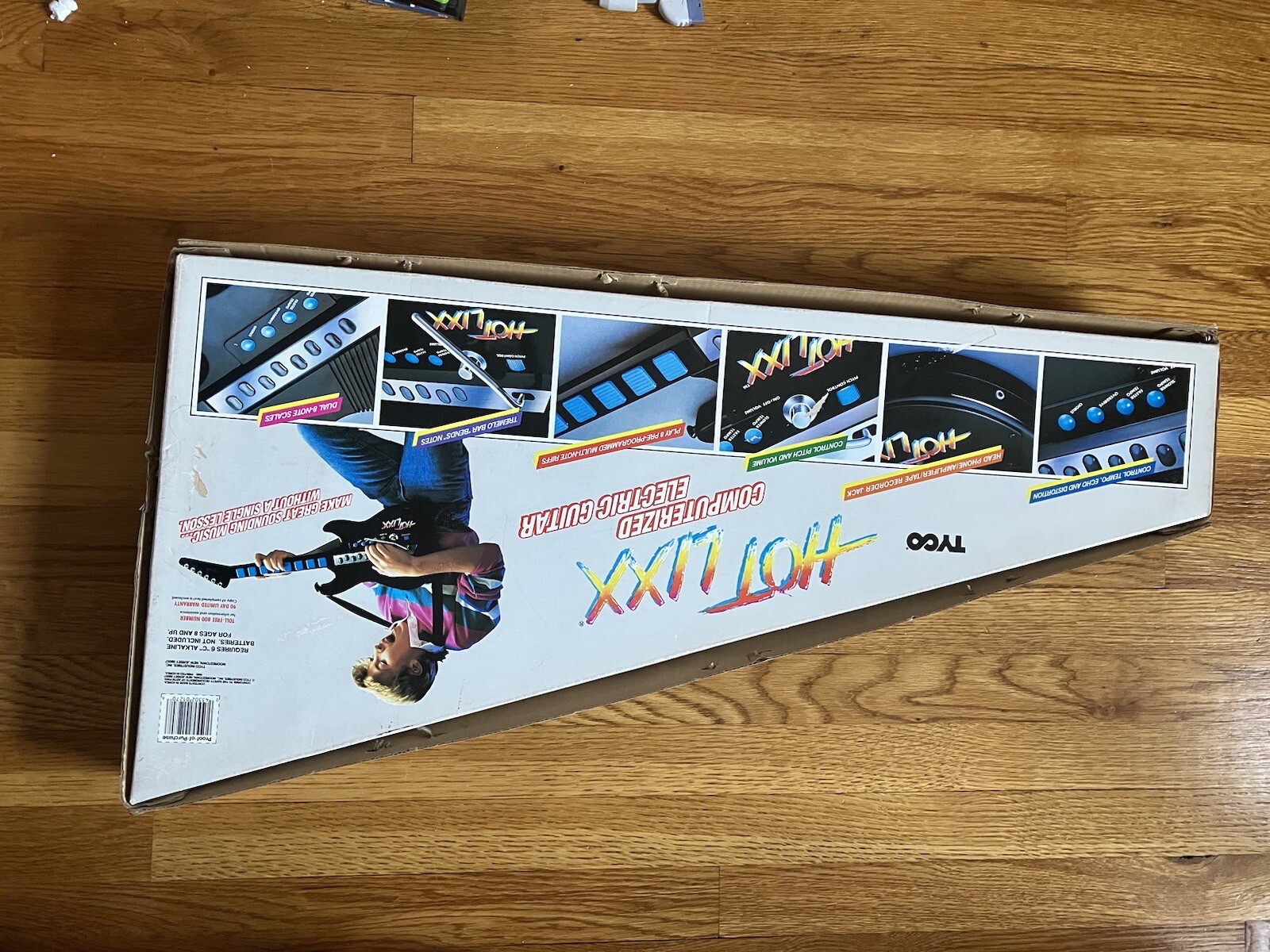 VINTAGE 80s TYCO HOT LIXX Electronic Toy Guitar 1989 eBay