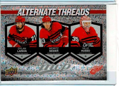 2023-24 Upper Deck MVP Hockey Alternate Threads Detroit Red Wings #16 Larkin+