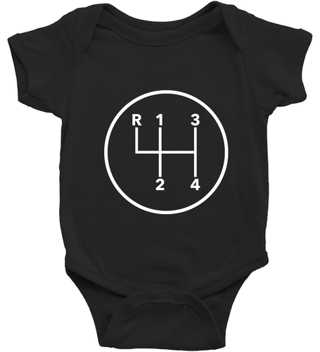 4 Speed Manual Transmission Toddler Kids Tee Youth T-Shirt Infant Baby Bodysuit - Picture 14 of 32