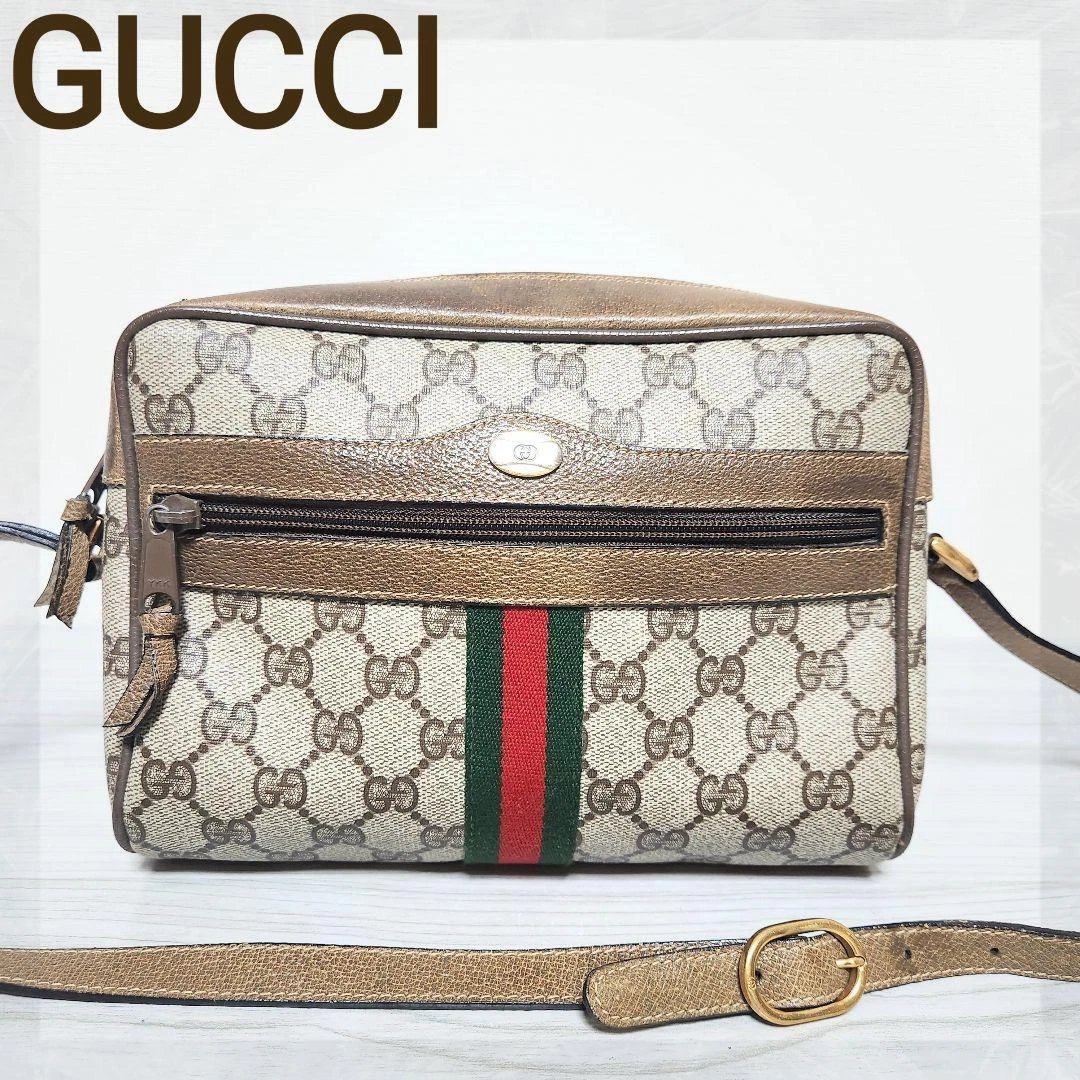 Véritable ancien sac à bandoulière Gucci Sherry Line
