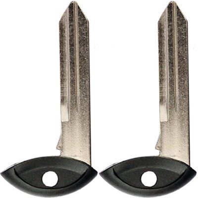 (2 Pack) KeylessOption Emergency Key Fob Blade Insert Y160-EK For Chrysler