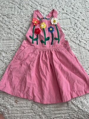 mini boden jumper dress Girl's Mini Boden Kids' Embroidered Corduroy Pinafore, Size 7-8Y