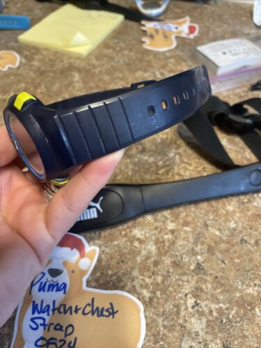 Puma Blue Quartz Digital Unisex Watch New Battery Included Chest Strap - Picture 4 of 6