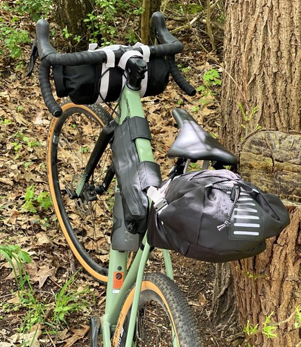 Lenkertasche Satteltasche im Set 17 Liter, MTB Racing Gravel bike Fahrrad Tasche - Bild 9 von 14