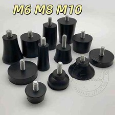 Rubber Adjustable Feet Screw Leveling Table Foot Machine Furniture Leg M6 M8 M10