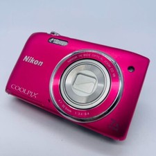 Nikon Coolpix S3500 Pink Excellent 5 Compact Digital Camera from Japan