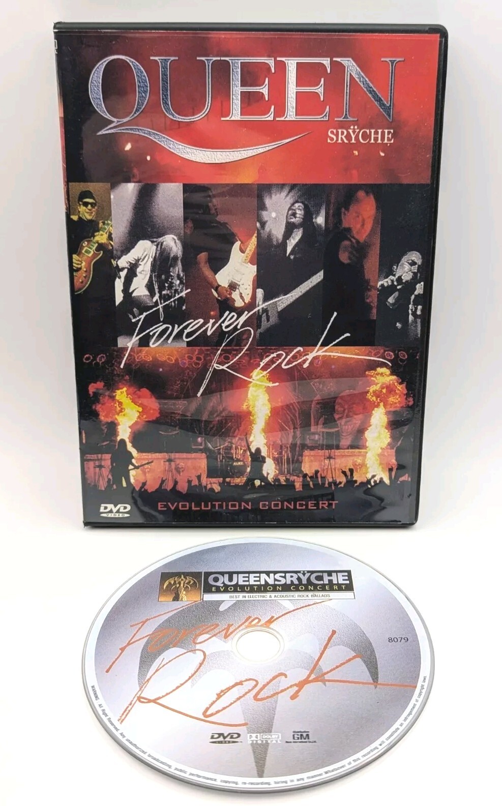 QUEENSRYCHE FOREVER ROCK EVOLUTION CONCERT DVD NTSC REGION 3 MOORE THEATER