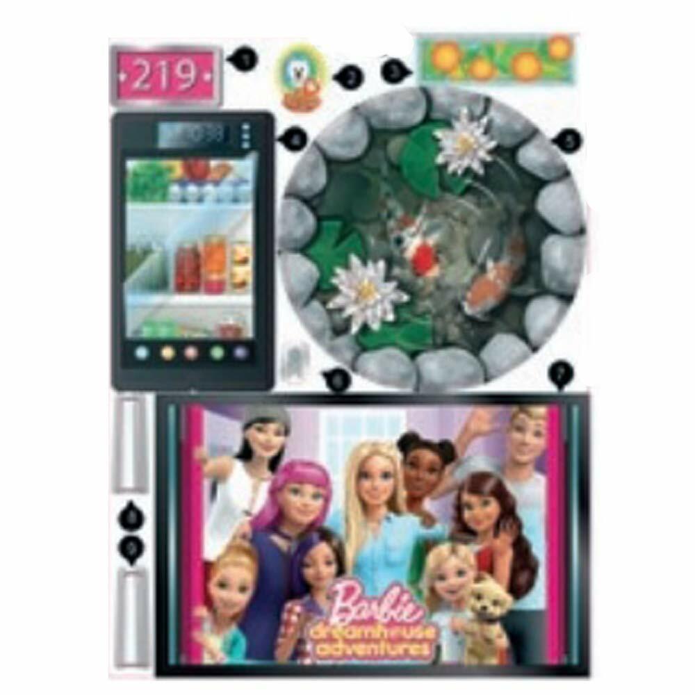 Replacement Labels Stickers Sheet for Barbie Dreamhouse FHY73