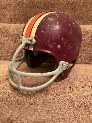 Virginia Tech Hokies Authentic Game Used Riddell Kra-Lite RK2 Football  Helmet
