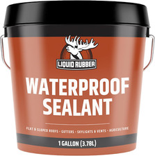 Waterproof Sealant   DIY Leak Repair Coating for Flat, Metal  Low Slope Roofs,
