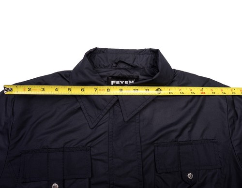 Giacca donna Feyem Italy full zip stile utility taglia XL nera - Foto 20 di 23