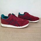 Onitsuka Tiger X-Caliber Shoes Mens US 11 Red Suede Cream Sneakers 1183C138
