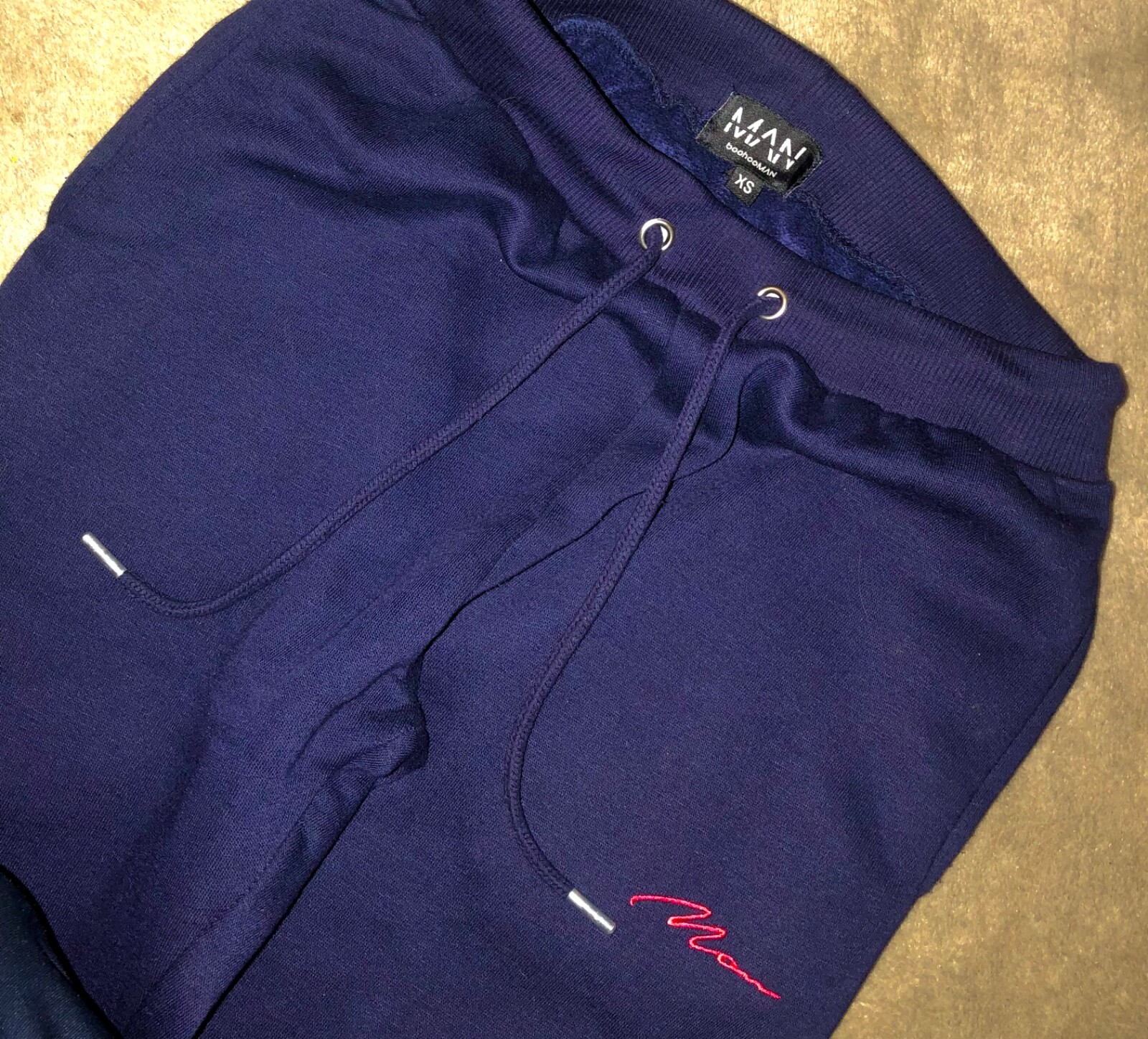 Rare 2017 Boohoo Man Limited Edition Script Spellout Matching Tracksuit image 2