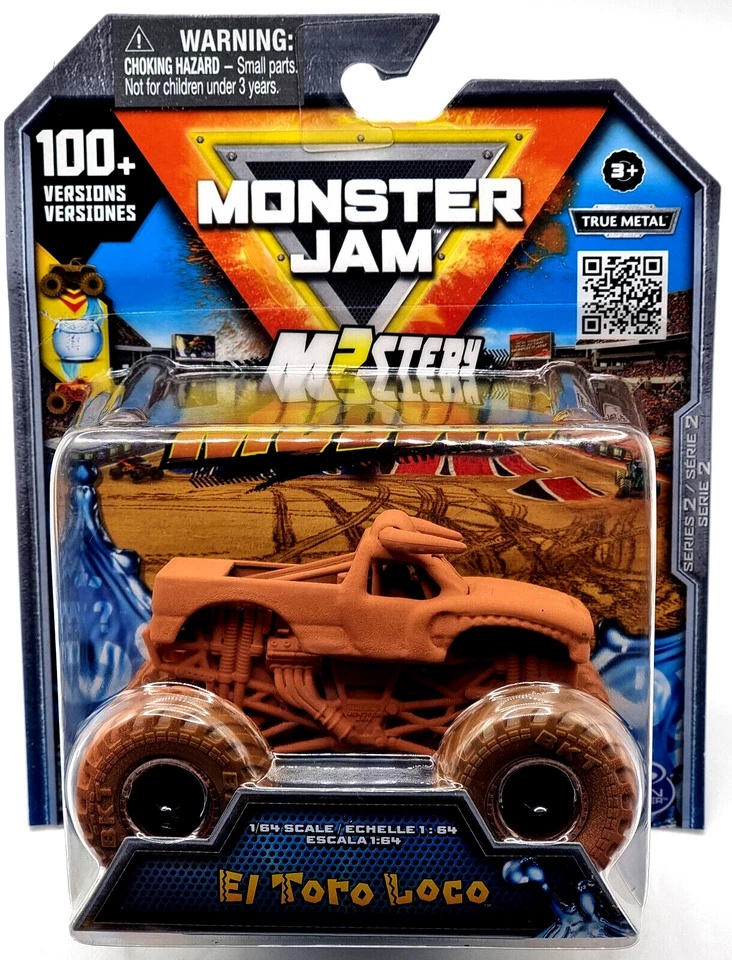 SPIN MASTER Monster Jam 1:64 Truck Mystery Mudders Auto El Toro Loco
