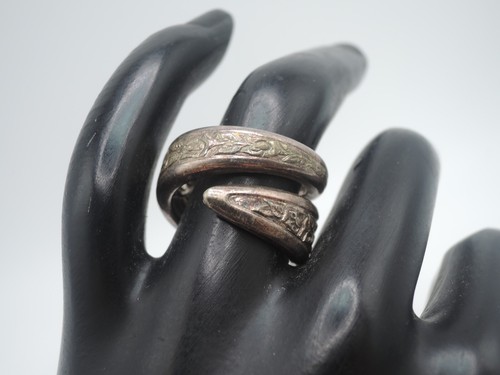 Anillo Cuchara Placa Plata Internacional, "Charmaine" 1971 - Imagen 5 de 5