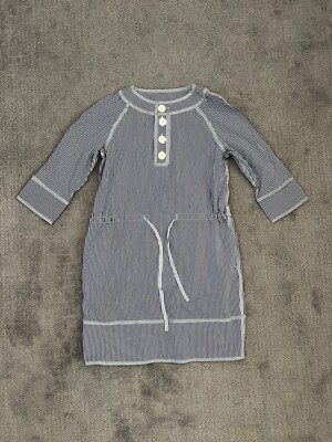 Dsquared2 Drawstring Waist Shirt Mini Dress M
