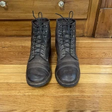 LLBean Chippewa Katahdin Iron Works Regular Toe Work Boots Mens Size 11D