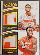2015 Panini Immaculate Chris McCullough/Rakeem Christmas #36 /25 Syracuse (Mem)
