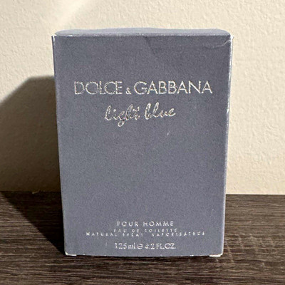 Dolce & Gabbana Light Blue Pour Homme EDT Spray Regular Size 4.2 fl oz