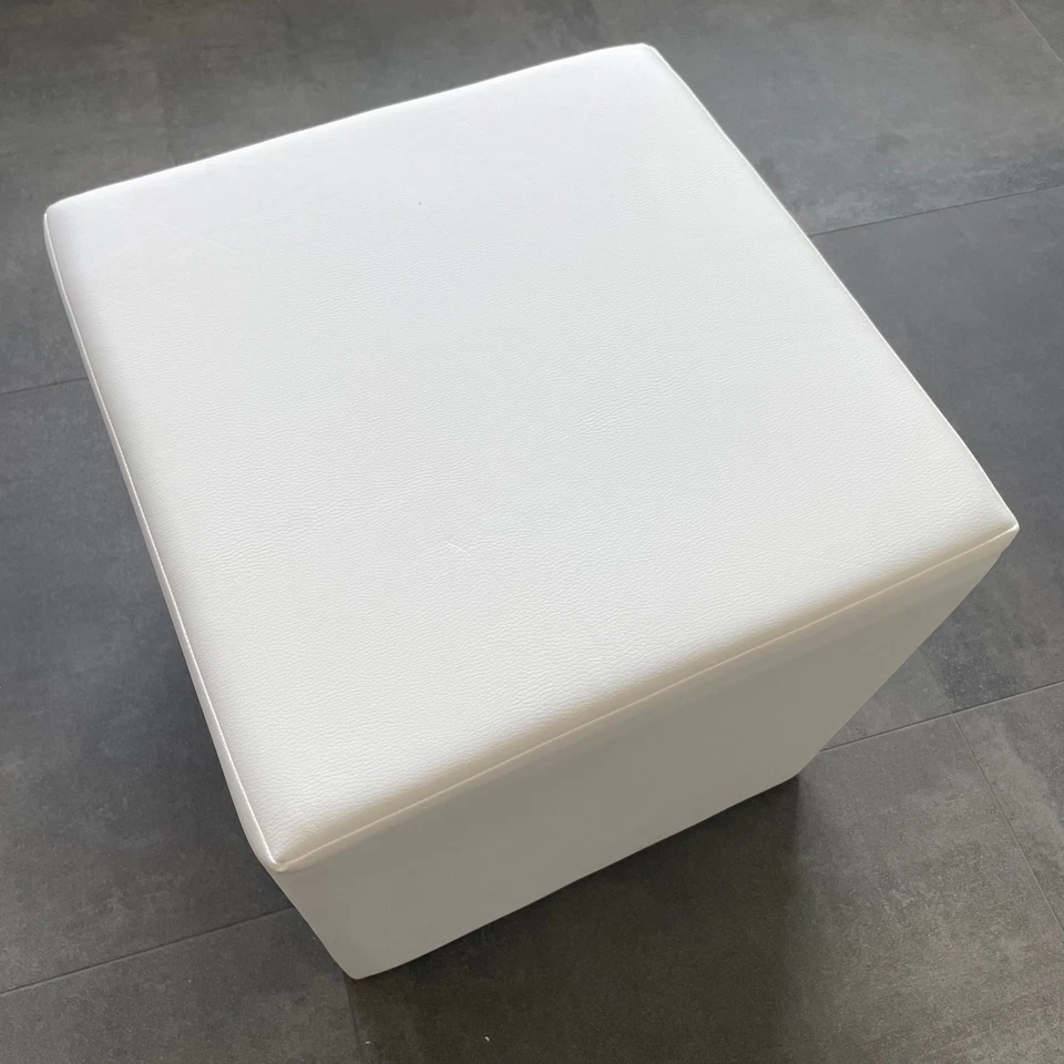Leder Kindermöbel Sitzwürfel Hocker Kunstleder Sitzhocker 45x45x45 cm - Bild 4 von 4